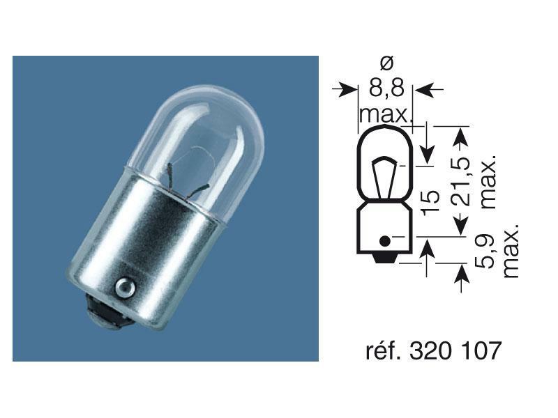 OSRAM Original Line T4W Glühlampen 12V 4W - x10
