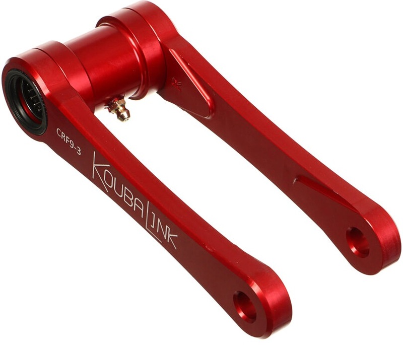 KOUBALINK Tieferlegungssatz (38.1 - 53.3 mm) Rot - passend für Honda CRF250R / 450R KOUBALINK Tieferlegungssatz (38.1 - 53.3 mm) Rot - passend für Honda CRF250R / 450R