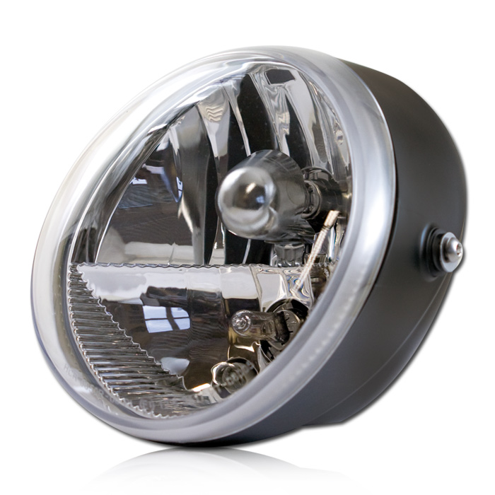 Scheinwerfer V-Rod Style| H9/H11 schwarz Scheinwerfer V-Rod Style| H9/H11 schwarz
