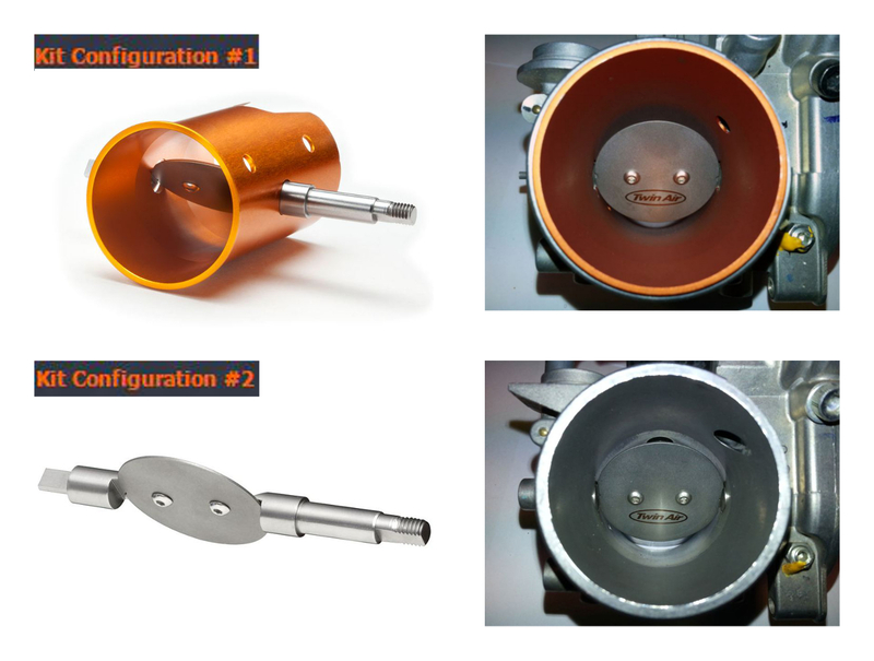 TWIN AIR Powerflow Drosselklappengehäuse - passend für KTM/Husqvarna TWIN AIR Powerflow Drosselklappengehäuse - passend für Kawasaki KX250F