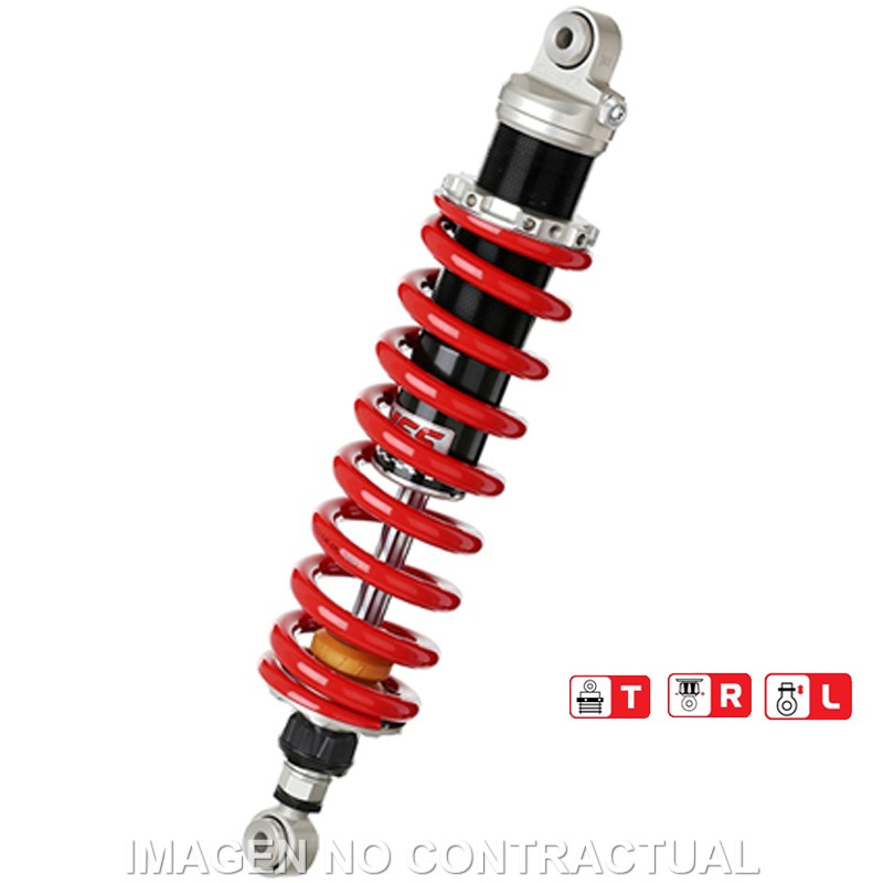 Federbein Z456-Serie Mono hinten passend für Suzuki DR 750 (88-89), DR 800 S/SU Big (90-99) MZ456-410TRL-02-85
