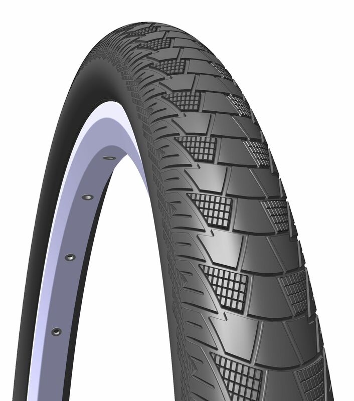 MITAS Tyre Cityhopper V99 28X2.0 Aps + Rs MITAS Tyre Cityhopper V99 28X2.0 Black