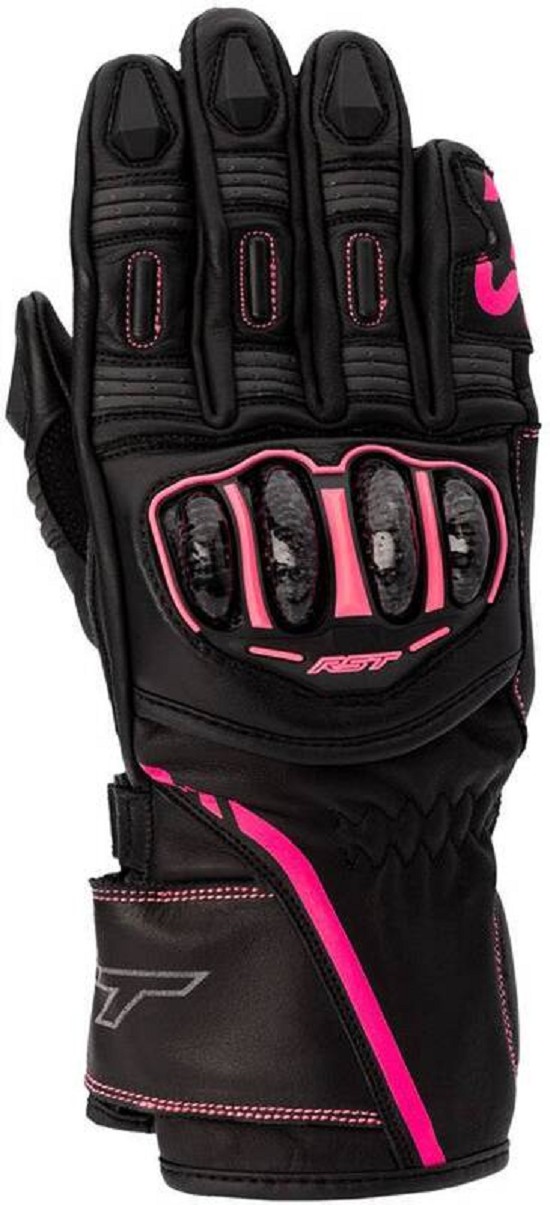 RST Ladies S1 CE Gloves - Neon Pink Size 7/M