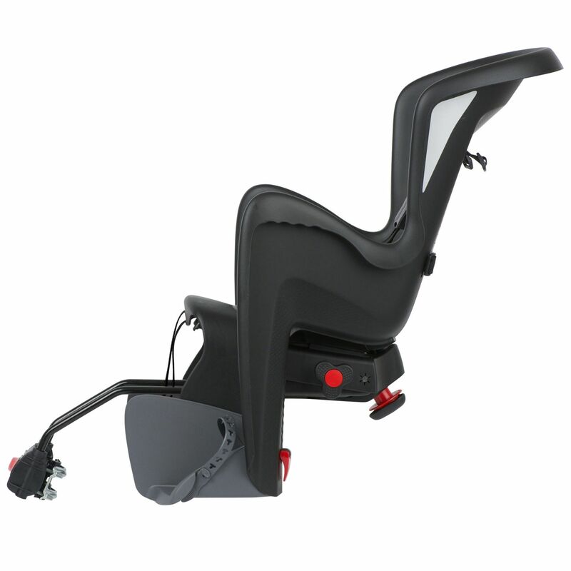 POLISPORT Bilby Maxi RS Reclining Rear Child Bike Seat Frame Mounting - Black/Dark Grey