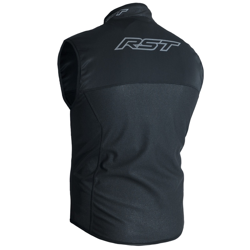 RST Wärmende Windschutzweste Schwarz