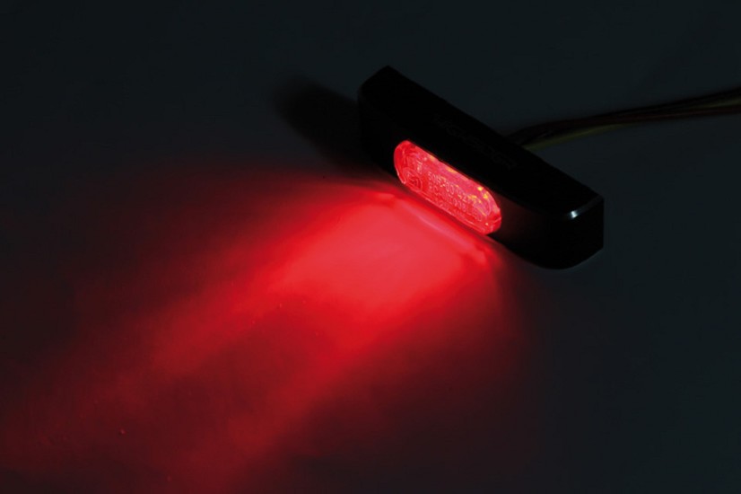 HIGHSIDER Conero T2 LED Rücklicht, Rotes Glas