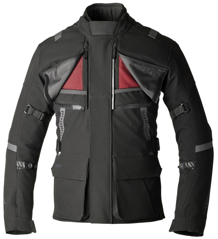 RST Pro Series Vulcan CE Textil-Jacke - Schwarz-Schwarz