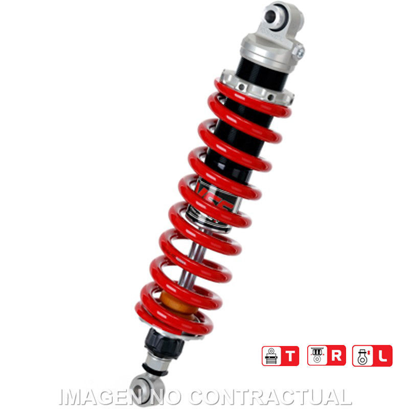 Federbein Z456-Serie Mono hinten passend für Yamaha TT 600 (93-97) MZ456-400TRL-06-85