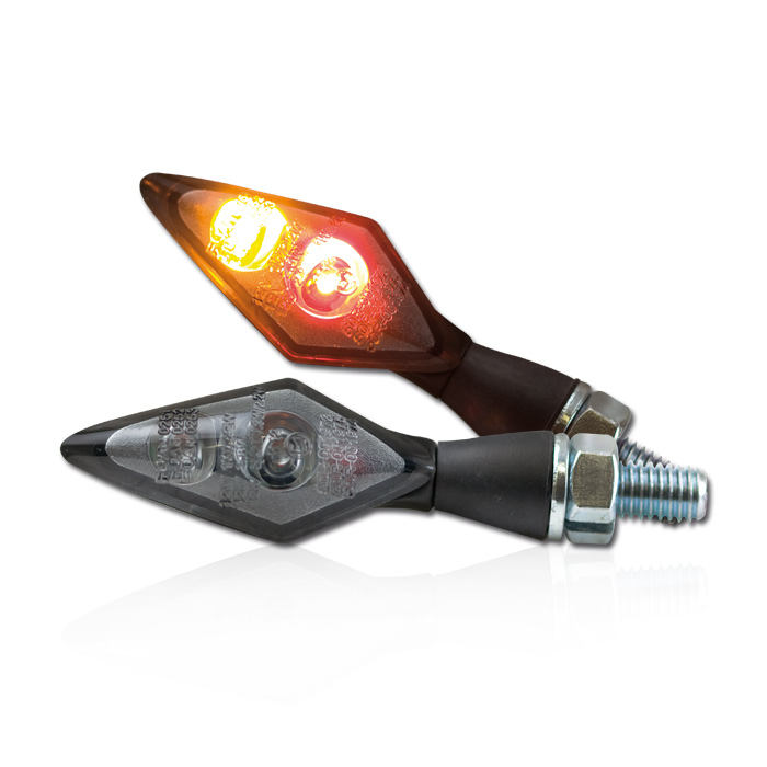 LED-Blinker RL Kombi Spark Alu schwarz