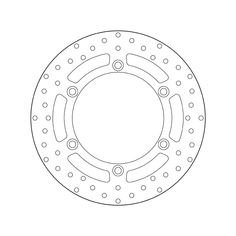 BREMBO Serie Oro rund starr Bremsscheibe