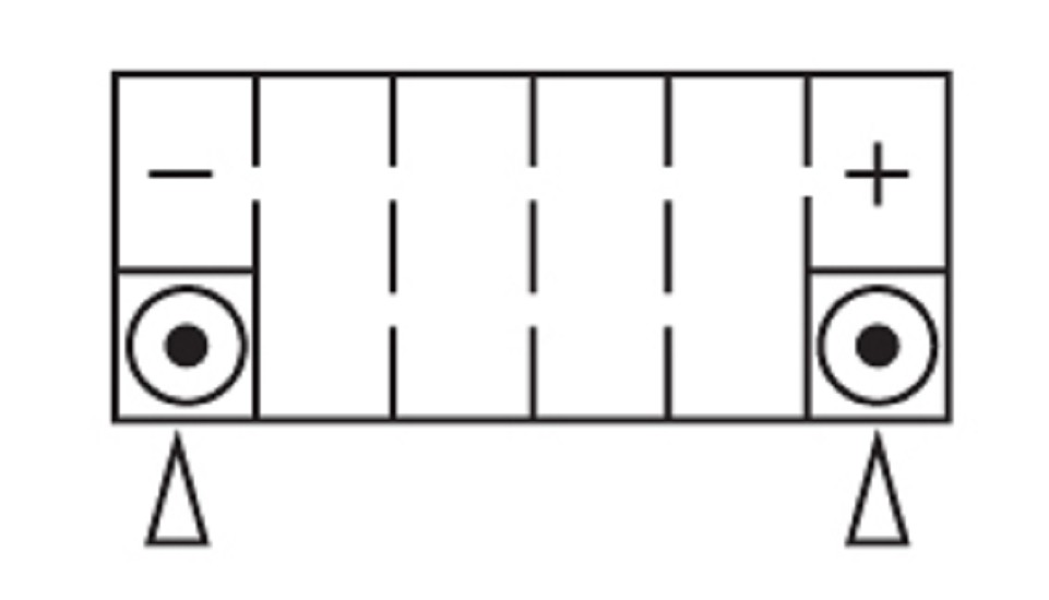 Batterie NITRO NTZ7S SLA (WC) Gel 12V/6Ah [113x70x105] CCA=130A