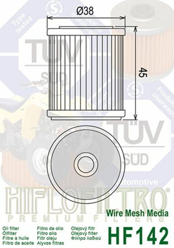 HIFLOFILTRO Ölfilter - HF142 HIFLOFILTRO Ölfilter - HF142