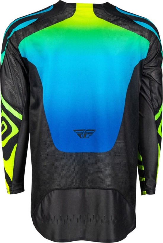 FLY RACING Evolution DST S.E. Zen Jersey - Schwarz/Blau/Hi-Vis
