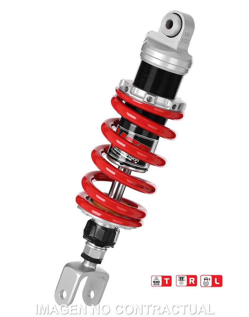 Federbein Z456-Serie Mono hinten passend für BMW R 1100 S (98-05) MZ456-315TRL-47-85