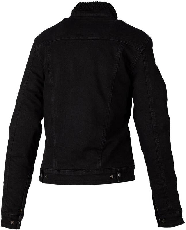 RST Damen Sherpa Denim CE Textil-Jacke - Schwarz Größe M