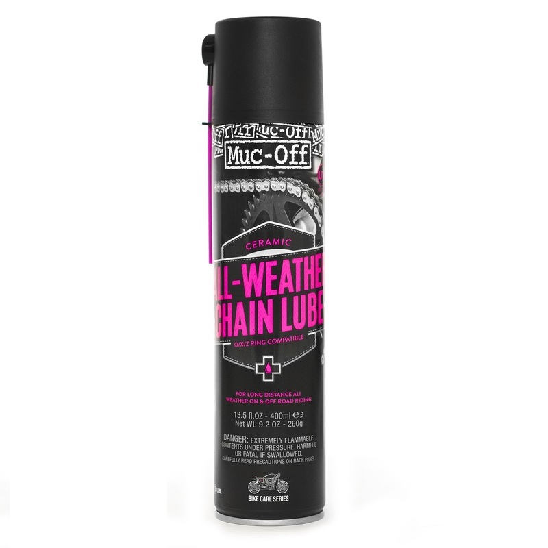 MUC-OFF Motorrad All-Weather Kettenspray - Spray 400ml X12
