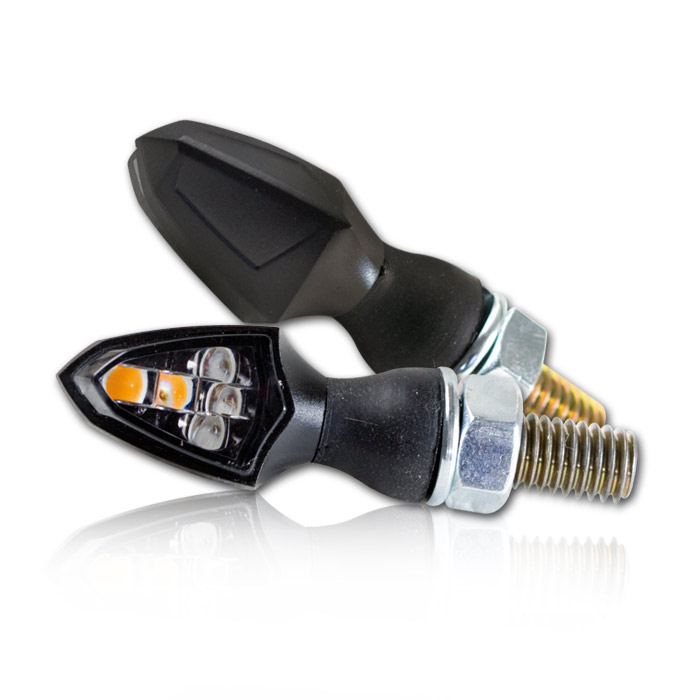 SMD-Blinker-RL Kombi SHIELD schwarz ABS