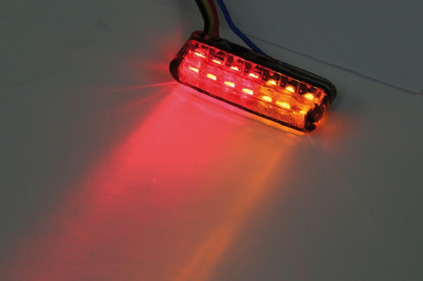 SHIN YO Shorty 3in1 LED Rücklicht, Bremslicht, Blinker