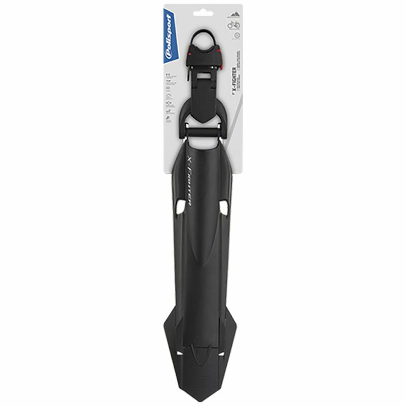 POLISPORT Rear Mudguard X-Fighter 26 /27,5/29- Seat Post Mounting Black