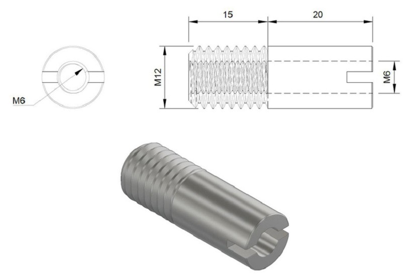 HIGHSIDER Lenkeradapter passend für BMW RnineT, S 1000 R, 14- (Paar)