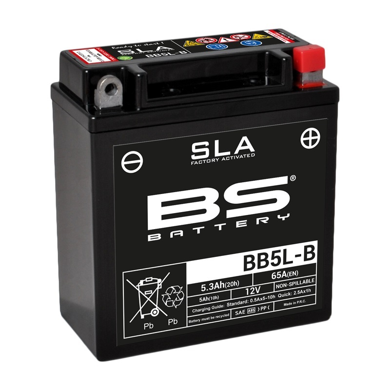 BS BATTERY SLA Wartungsfreie Batterie Werkseitig aktiviert - BB5L-B