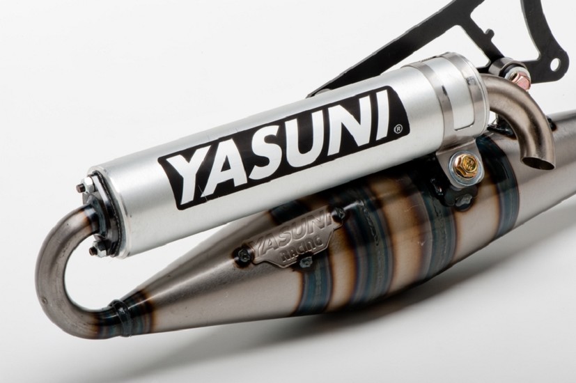 YASUNI Scooter Z Komplett Auspuff - Aluminium