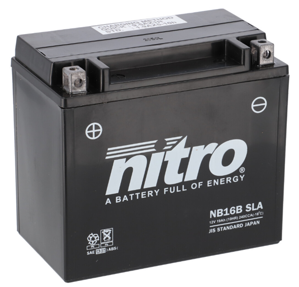 Batterie NITRO NB16B SLA (WC) Gel 12V/19Ah [176x100x157] CCA=240A