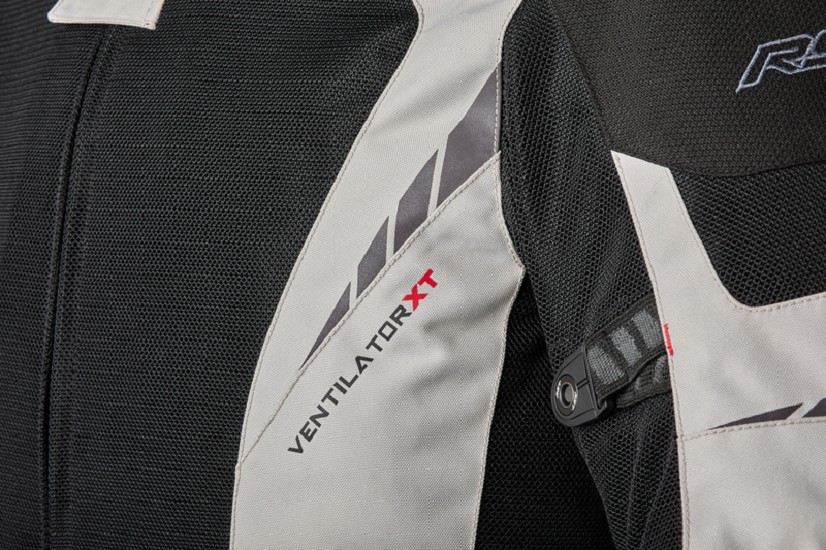 RST Ventilator-XT CE Textil-Jacke Herren - Schwarz/Silber