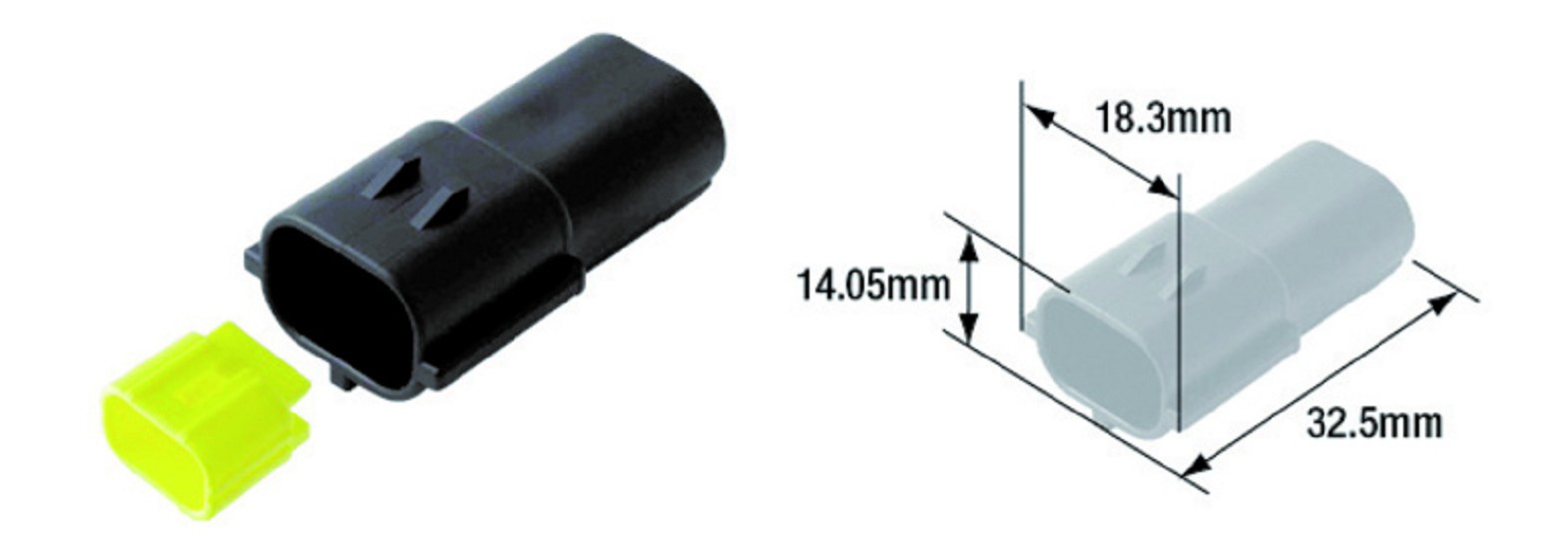 TOURMAX Steckverbinder männlich wasserdicht Typ 070 (FRA) TOURMAX Steckverbinder männlich wasserdicht Typ 070 (FRA)