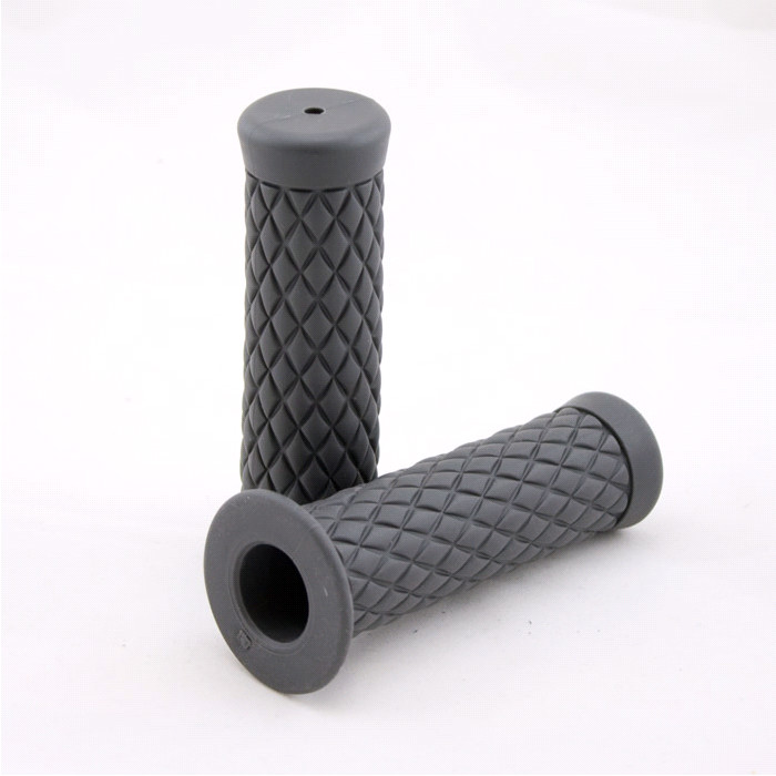 Choppergriff Diamond grau 7/8-22 mm