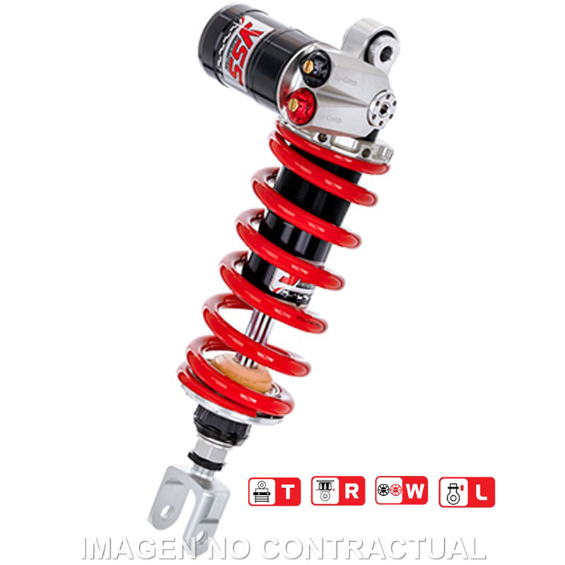 Federbein G456-Serie Mono hinten passend für Kawasaki Z 800 (13-17) MG456-330TRWL29I-858 Federbein G456-Serie Mono hinten passend für Kawasaki Z 800 (13-17) MG456-330TRWL29I-858