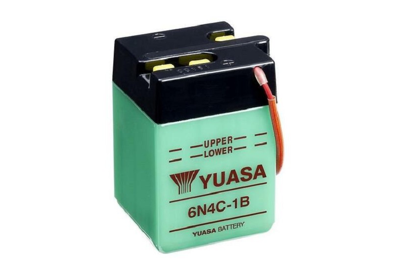 YUASA Blei/Säure Batterie ohne Säurepack - 6N4C-1B YUASA Blei/Säure Batterie ohne Säurepack - 6N4C-1B