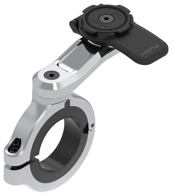QUAD LOCK Pro Chrom Lenkerhalterung - Groß für FATBAR-Lenker / Special CUSTOM