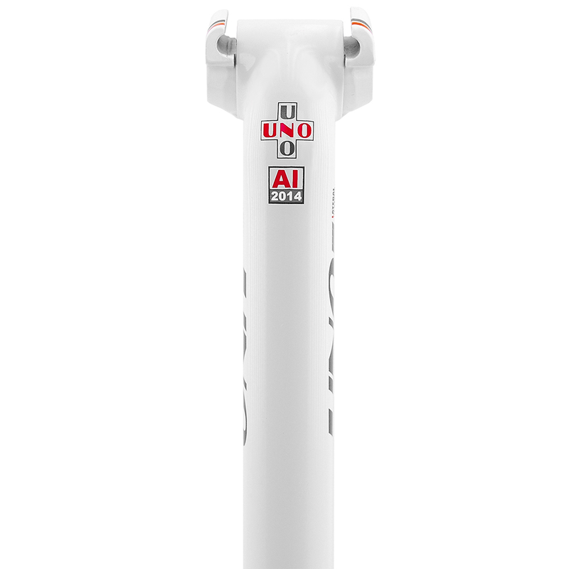 UNO TS 639 Bicycle Seatpost - 350mm Ø27.2 White UNO TS 639 Bicycle Seatpost - 350mm Ø27.2 White