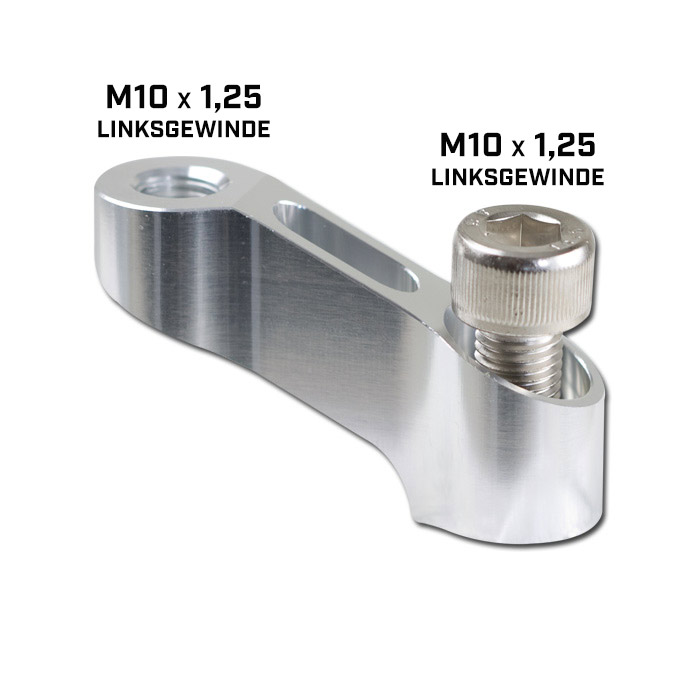 Spiegelarmverlängerung silber M10-L auf M10-L Spiegelarmverlängerung silber M10-L auf M10-L