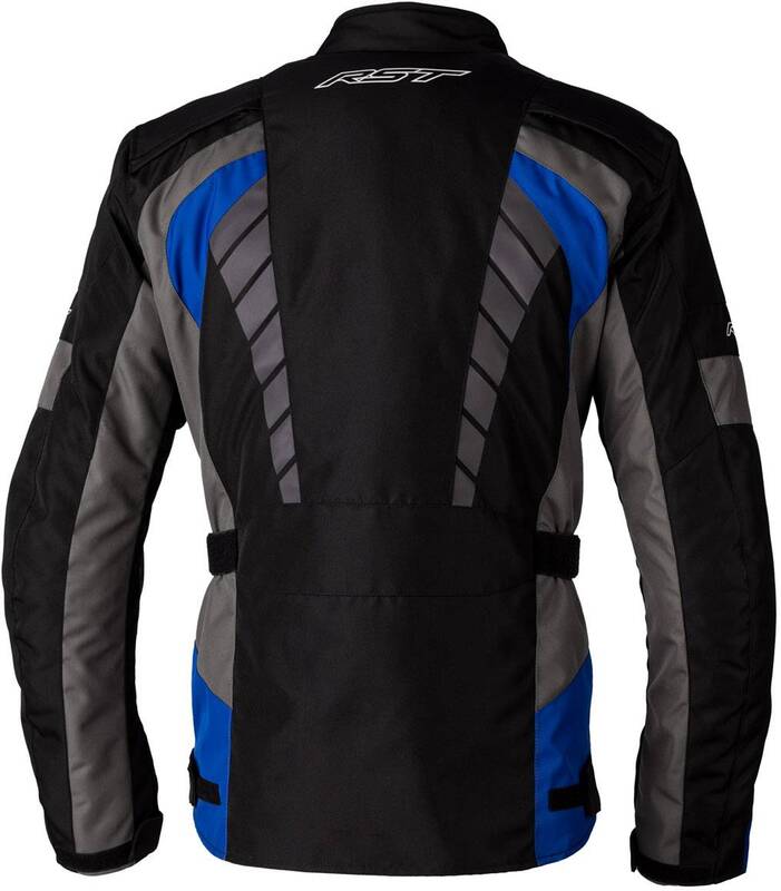 RST Alpha 5 CE Textil-Jacke - Schwarz/Blau Größe M