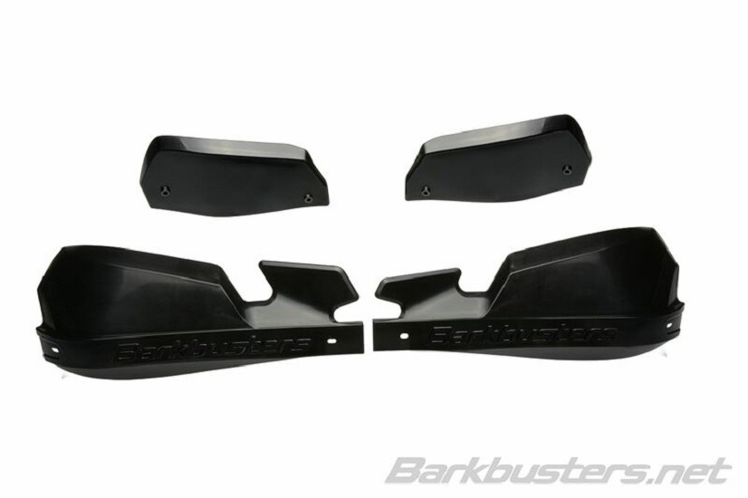 BARKBUSTERS VPS MX Handschutz Kunststoff Set Nur Schwarz auf Schwarz mit Deflektor