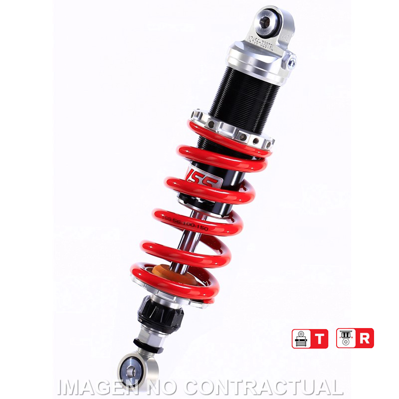 Federbein Z456-Serie Mono hinten passend für Benelli TRK 502 (17-18) MZ456-330TR-71-85
