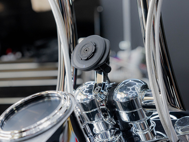 QUAD LOCK Pro Chrom Lenkerhalterung - Groß für FATBAR-Lenker / Special CUSTOM