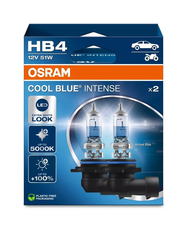 OSRAM Glühlampe Cool Blue Intense CBI HB4 12V / 51W x2 OSRAM Glühlampe Cool Blue Intense CBI HB4 12V / 51W x2