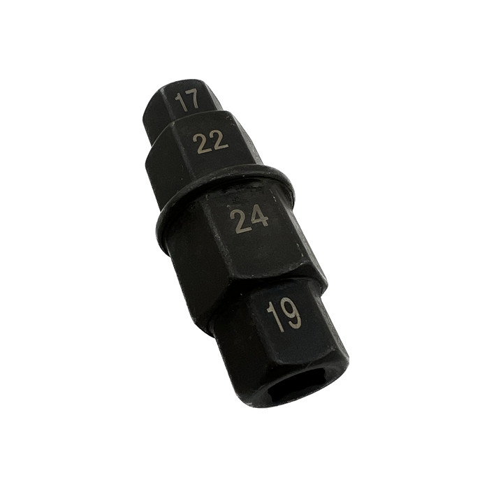 Innensechskant 4 in 1 17/19/22/24 mm schwarz
