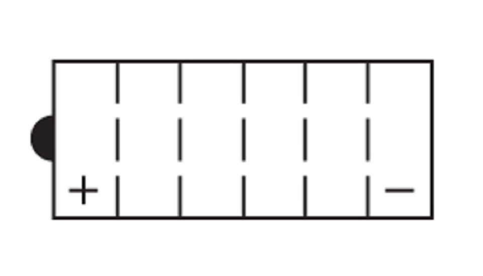 Batterie NITRO NB9A-A (CP) mit Säurepack 12V/9Ah [135x75x155] CCA=124A