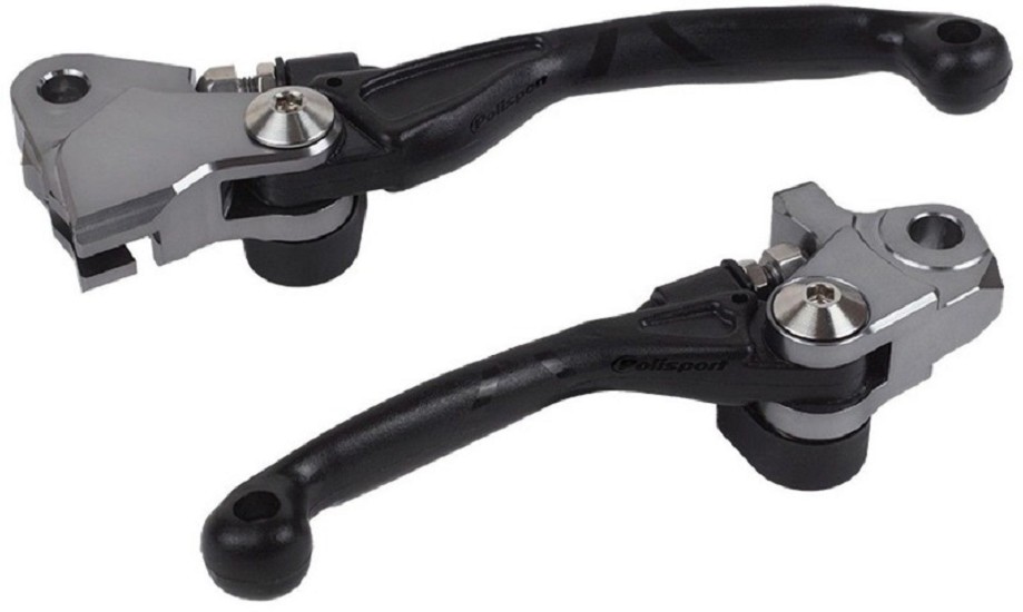 POLISPORT Pivot Klappbarer Hebelsatz Schwarz - passend für KTM / Husqvarna POLISPORT Pivot Klappbarer Hebelsatz Schwarz - passend für Honda CR125R / 250R