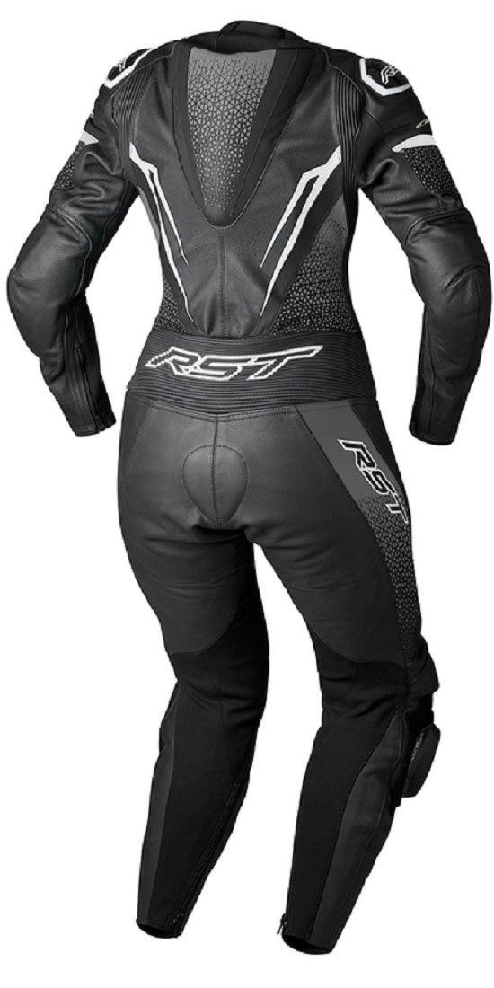 RST Suit TracTech Evo 5 Damen Lederkombi - Schwarz/Weiß/Schwarz