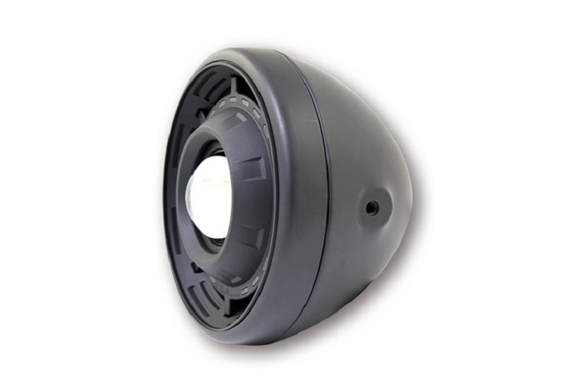 SHIN YO Ellipsoid-Scheinwerfer Cyclops, Schwarz matt