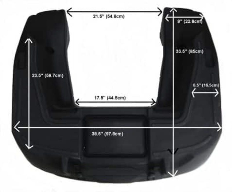 ART Touring Hintere ATV Gepäckbox schwarz 125L