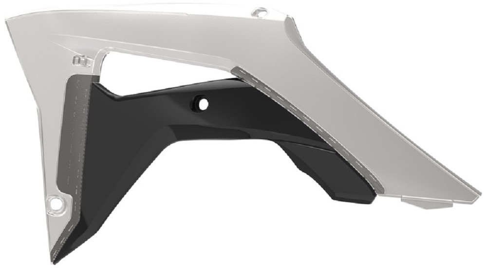 POLISPORT Kühlerspoiler seitlich Clear passend für Honda CRF450R