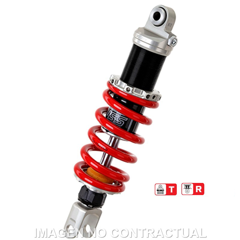 Federbein Z456-Serie Mono hinten passend für Kawasaki ZR-7 S (99-04) MZ456-320TR-07-85