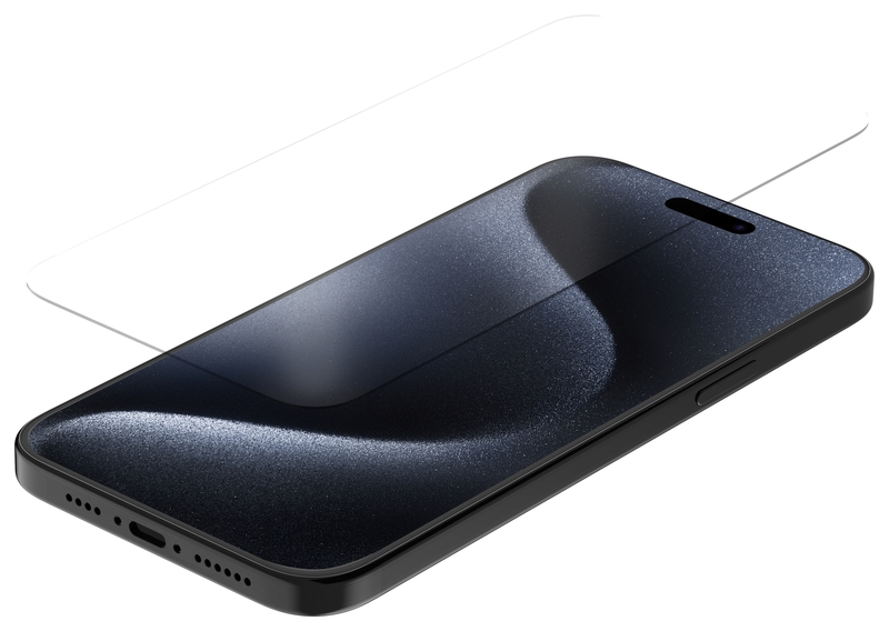 QUAD LOCK Displayschutz aus gehärtetem Glas - iPhone 15 Plus/15 Pro Max
