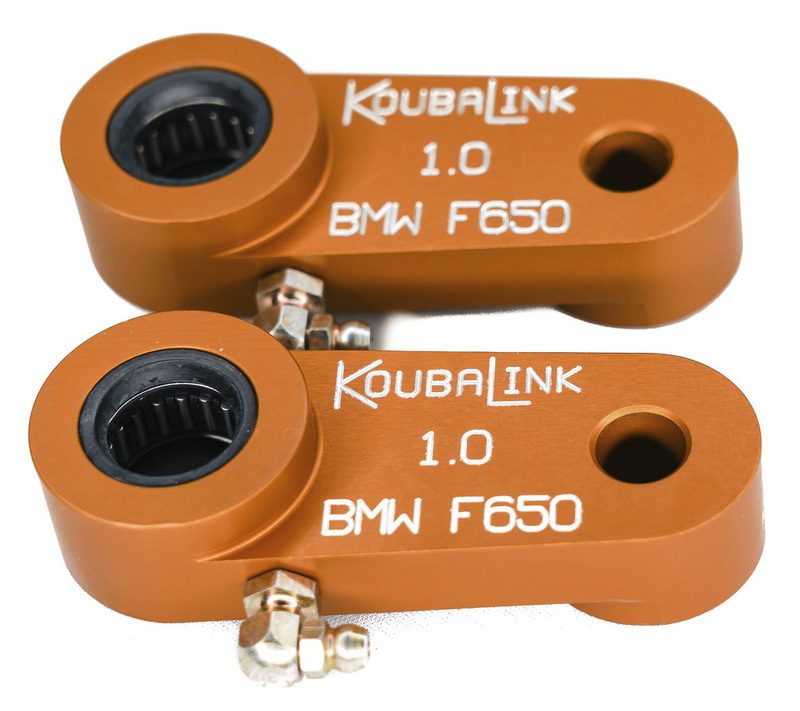 KOUBALINK Tieferlegungs-Kit (25.4 mm) Orange - passend für BMW F650 Funduro